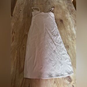 Abercrombie Seamless Ribbed nude Midi Dress